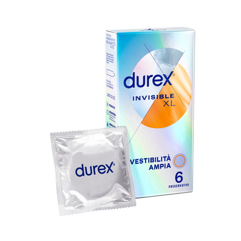 DUREX IT DUREX INVISIBLE XL 6 PRESERVATIVI