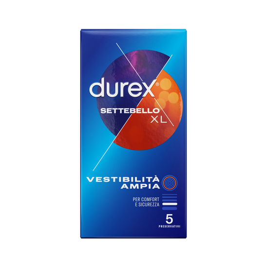 DUREX IT DUREX SETTEBELLO XL 5 PRESERVATIVI