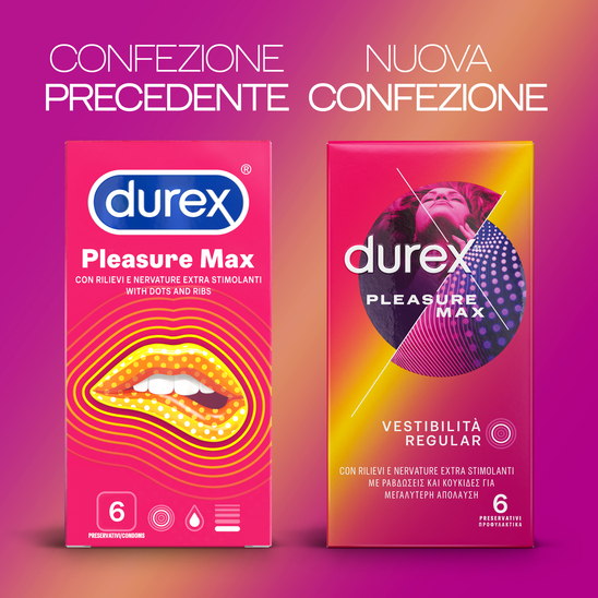 DUREX IT DUREX PLEASURE MAX