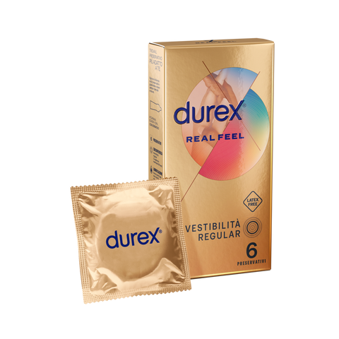 DUREX IT DUREX REAL FEEL 6 PRESERVATIVI