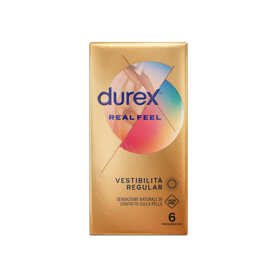 DUREX IT DUREX REAL FEEL 6 PRESERVATIVI