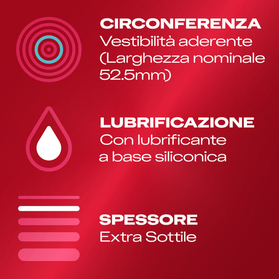 Durex Supersottile* Vestibilita' Aderente