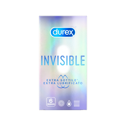 Durex Invisible Extra Lubrificato