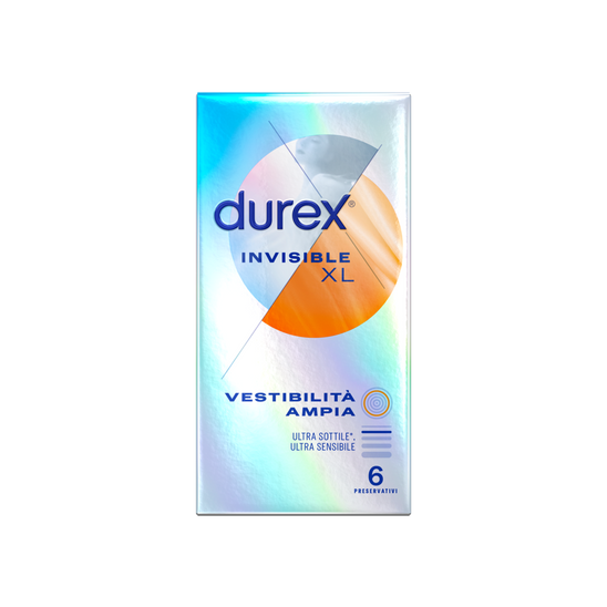 DUREX IT DUREX INVISIBLE XL 6 PRESERVATIVI