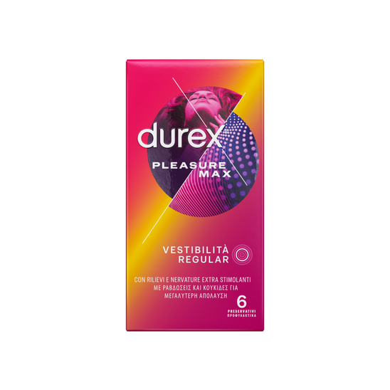 DUREX IT DUREX PLEASURE MAX 6 PRESERVATIVI