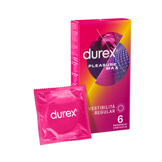 DUREX IT DUREX PLEASURE MAX 6 PRESERVATIVI
