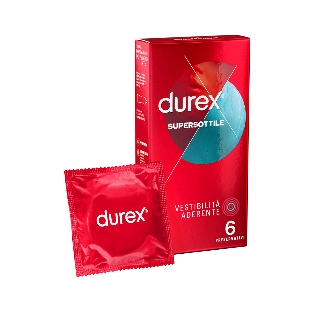 Durex Supersottile* Vestibilità Aderente 6pz