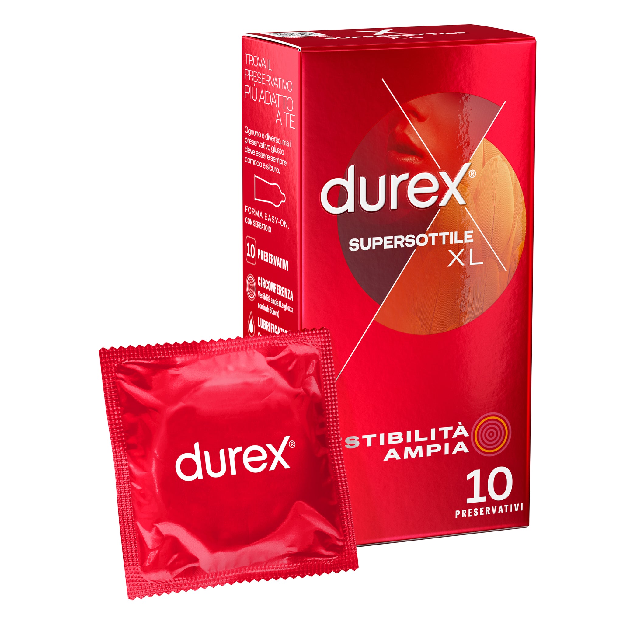 Durex Supersottile* XL, 10 Profilattici
