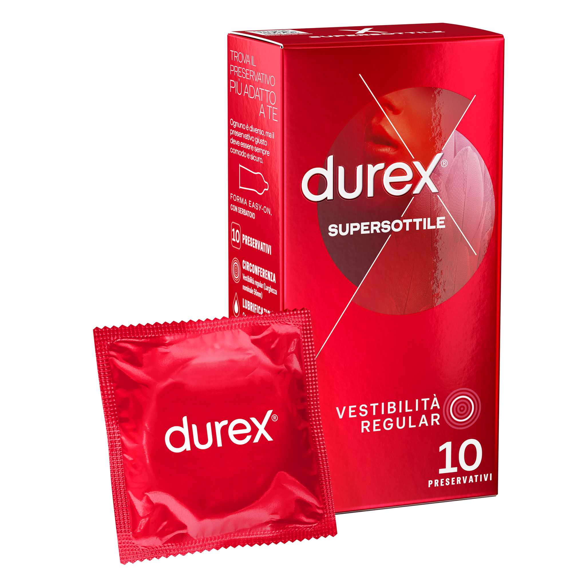 DUREX SUPERSOTTILE* VESTIBILITÀ REGULAR 10pz
