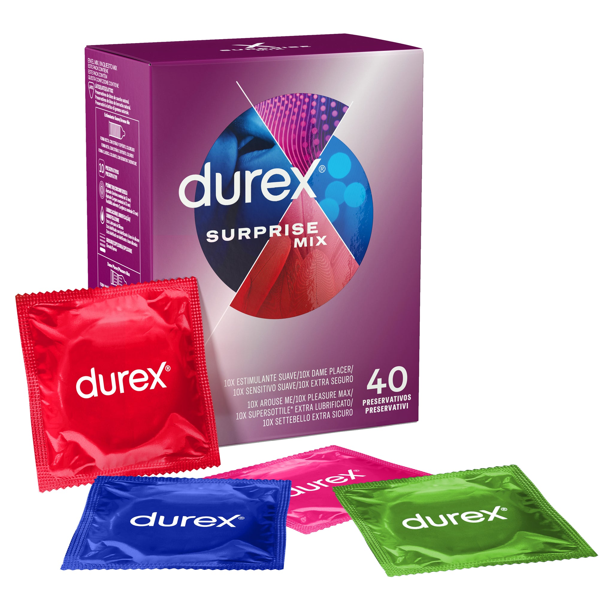 DUREX SURPRISE MIX 40pz
