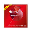 DUREX SUPERSOTTILE* VESTIBILITÀ REGULAR, 60 Profilattici