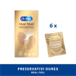 DUREX REAL FEEL 6 pz & VEET MEN KIT DEPILAZIONE INTIMA