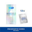 DUREX INVISIBLE 12 pz & VEET MEN KIT DEPILAZIONE INTIMA