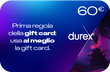 60€ Prima regola della gift card: usa al meglio la gift card.