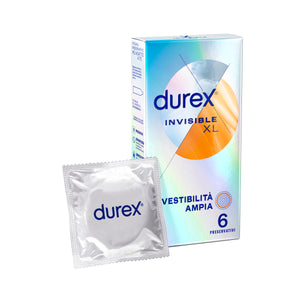 DUREX INVISIBLE XL, 6 Profilattici