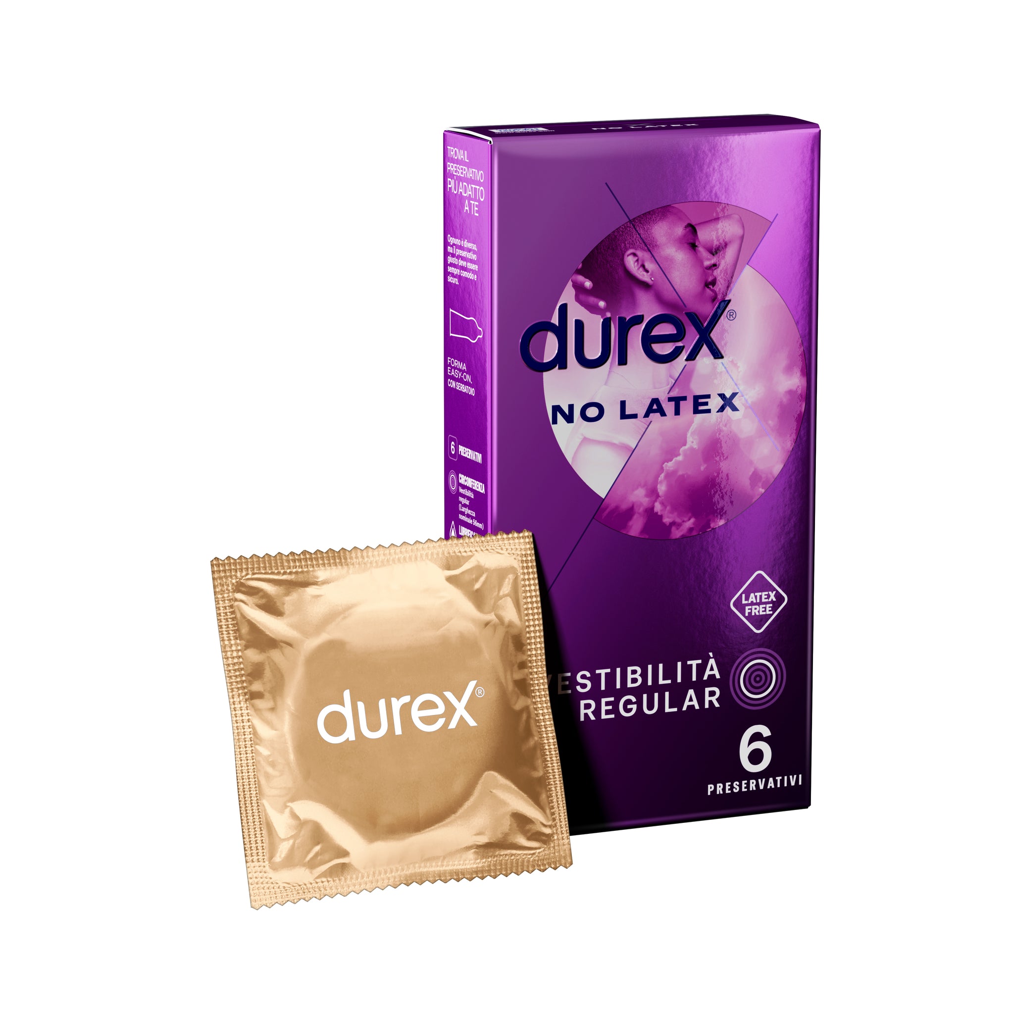 DUREX NO LATEX 6pz