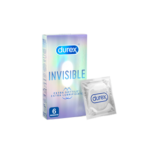 DUREX INVISIBLE EXTRA LUBRIFICATO 6pz
