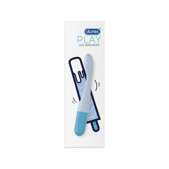 Vibratore flessibile in silicone Durex Ice Breaker