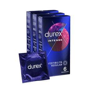3 PACK DUREX INTENSE 6 pz
