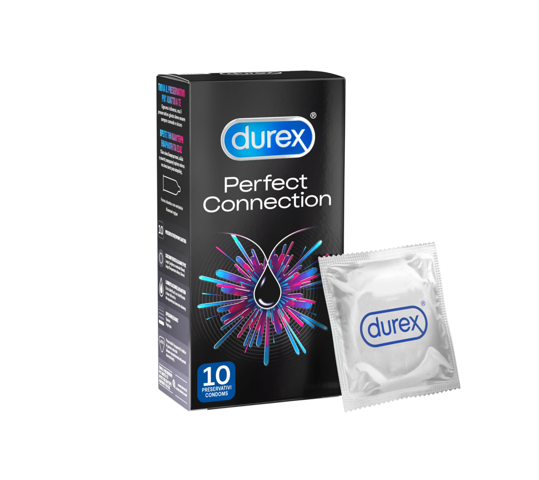 DUREX PERFECT CONNECTION, ADATTO PER SESSO ANALE 10pz
