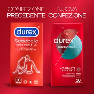 Durex Supersottile* Vestibilita' Aderente