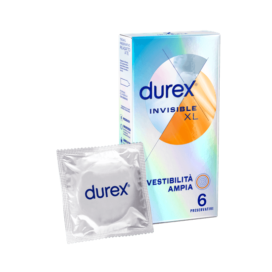 DUREX IT DUREX INVISIBLE XL 6 PRESERVATIVI